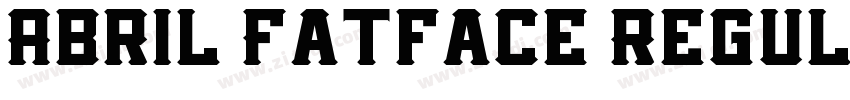Abril Fatface Regul字体转换